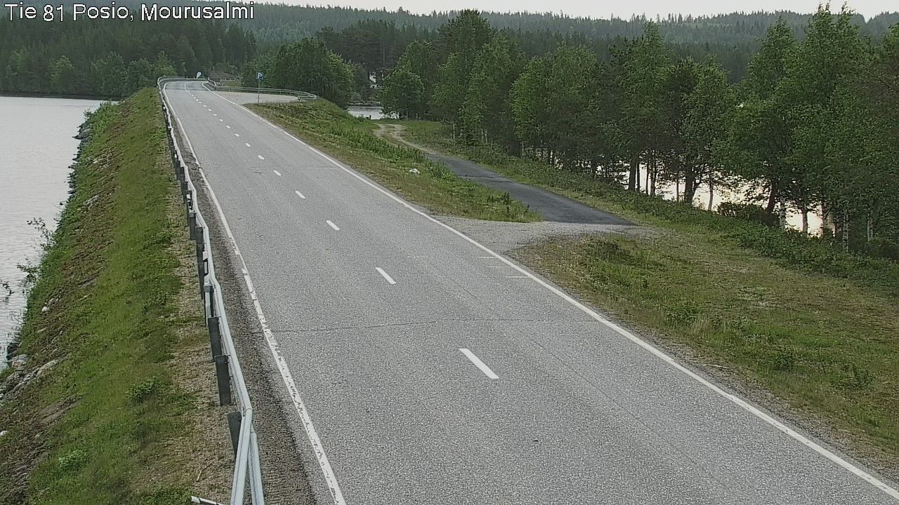 Kelikamerat Kuva Tie 81 Posio, Mourusalmi, Posio, Lappi
