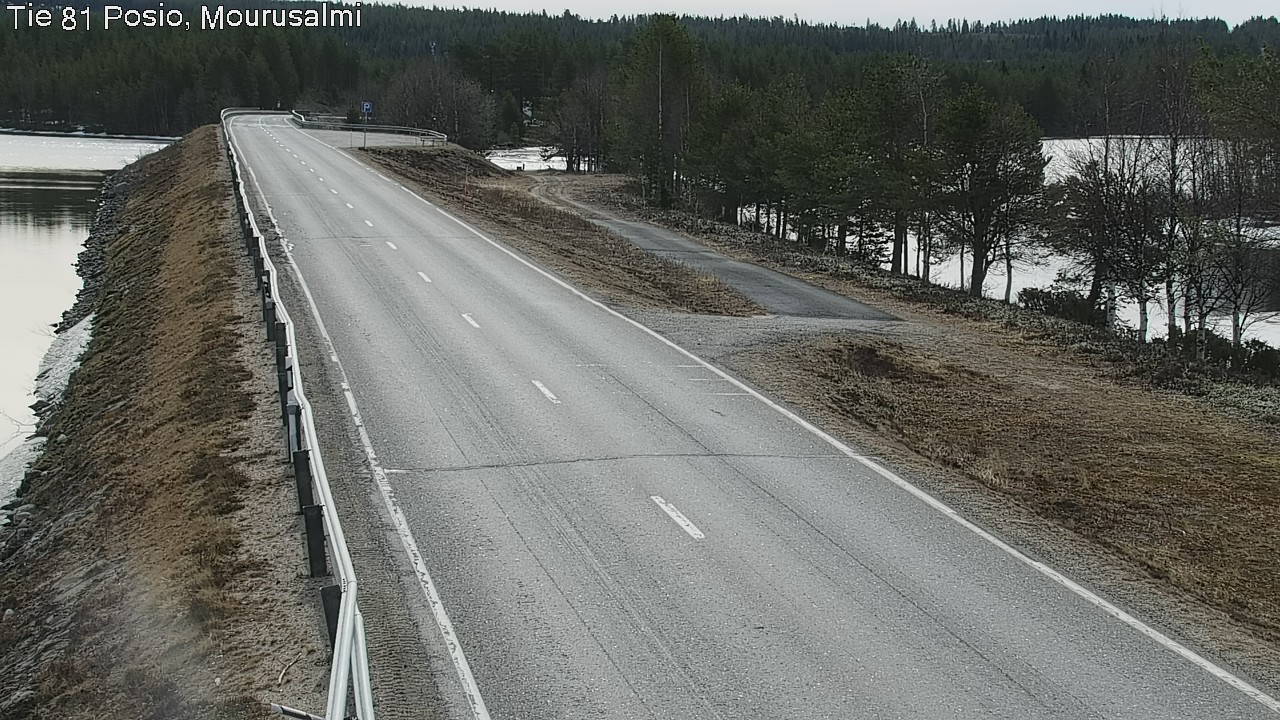 Kelikamerat Kuva Tie 81 Posio, Mourusalmi, Posio, Lappi