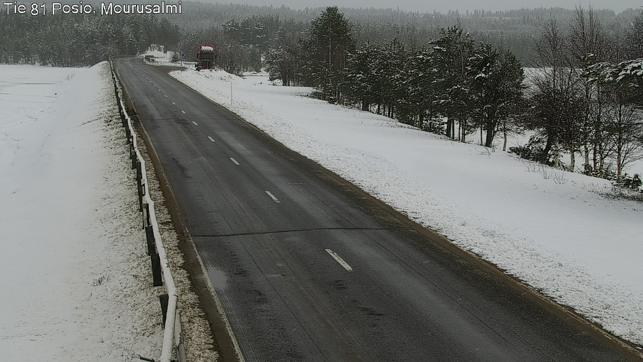 Kelikamerat Kuva Tie 81 Posio, Mourusalmi, Posio, Lappi