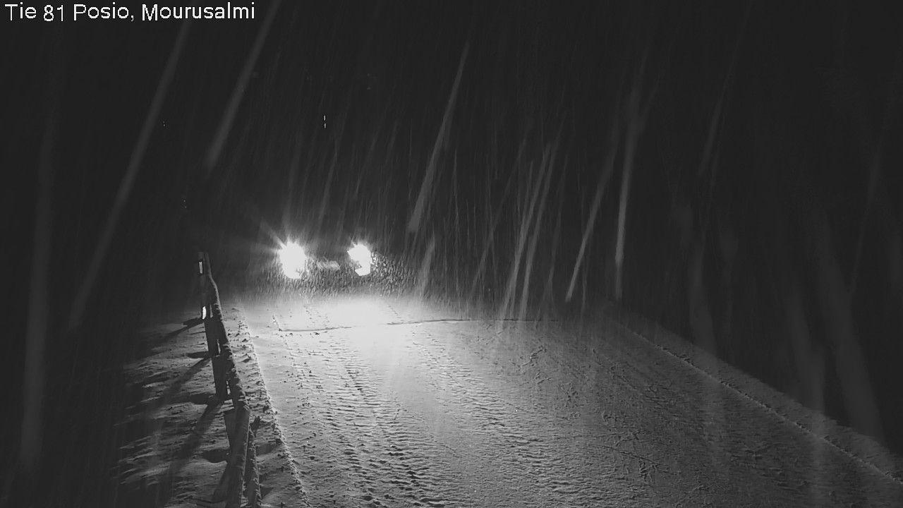 Weather Camera Image Väg 81 Posio, Mourusalmi, Posio, Lappi