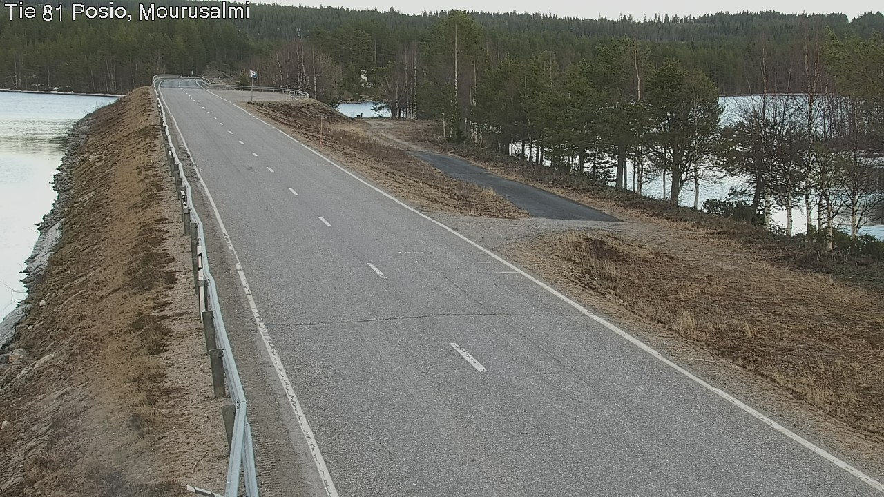 Weather Camera Image Väg 81 Posio, Mourusalmi, Posio, Lappi