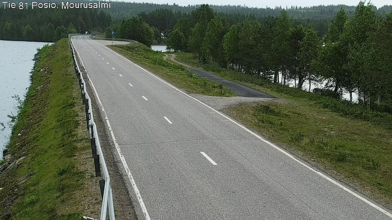 Kelikamerat Kuva Tie 81 Posio, Mourusalmi, Posio, Lappi