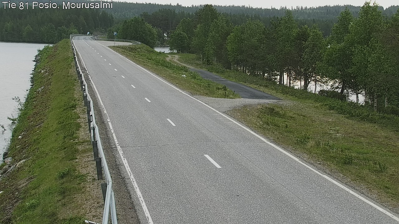 Kelikamerat Kuva Tie 81 Posio, Mourusalmi, Posio, Lappi