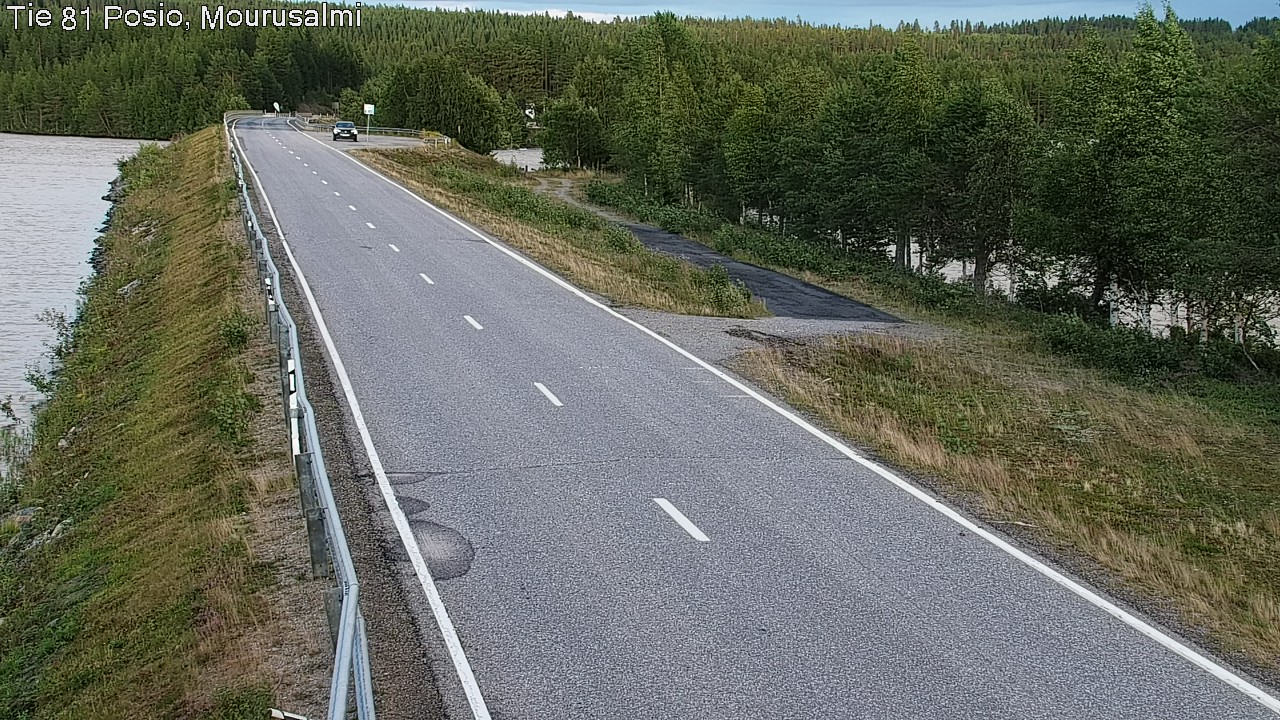 Kelikamerat Kuva Tie 81 Posio, Mourusalmi, Posio, Lappi