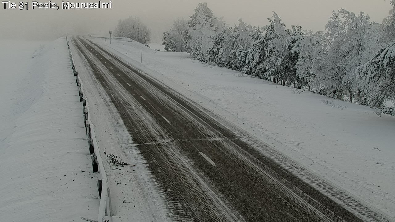 Kelikamerat Kuva Tie 81 Posio, Mourusalmi, Posio, Lappi
