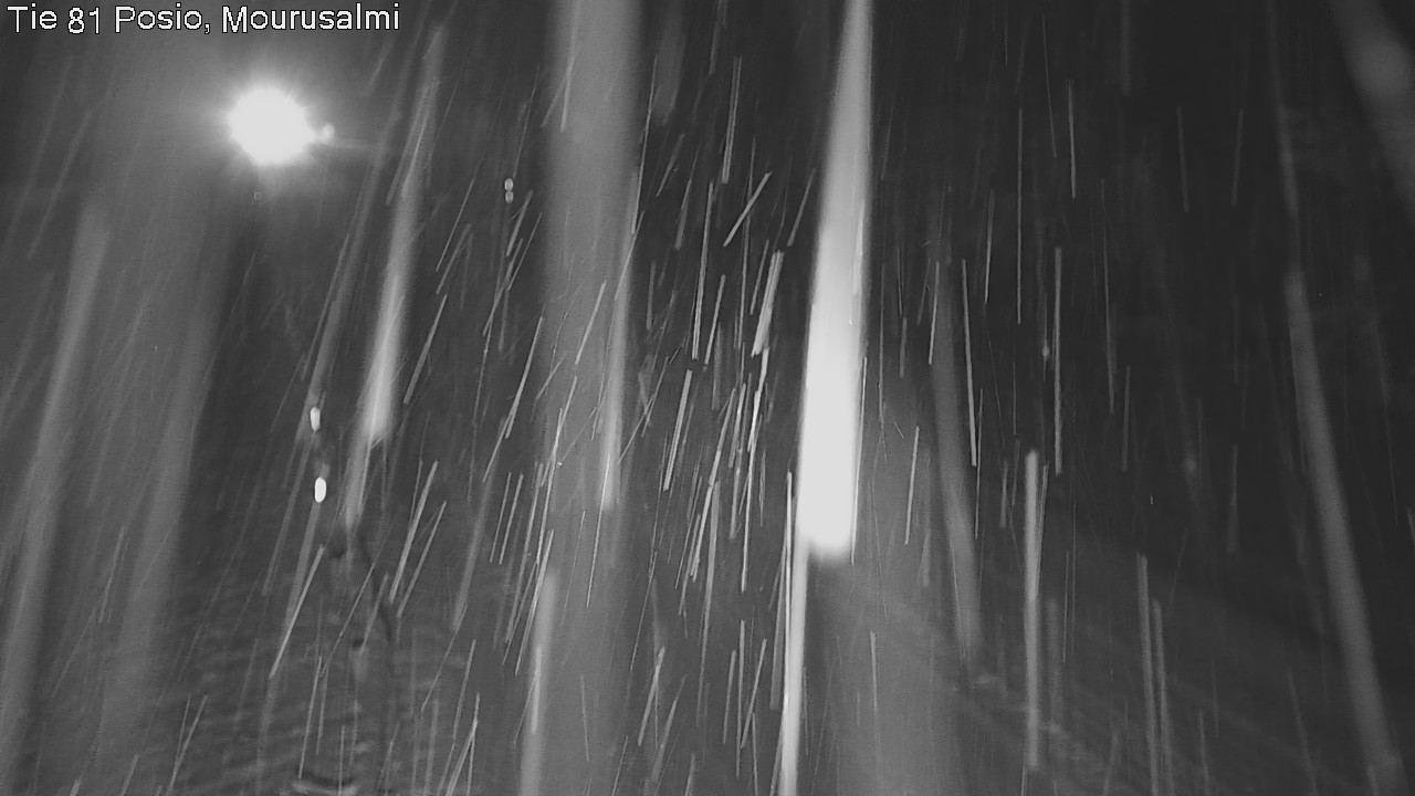 Weather Camera Image Väg 81 Posio, Mourusalmi, Posio, Lappi