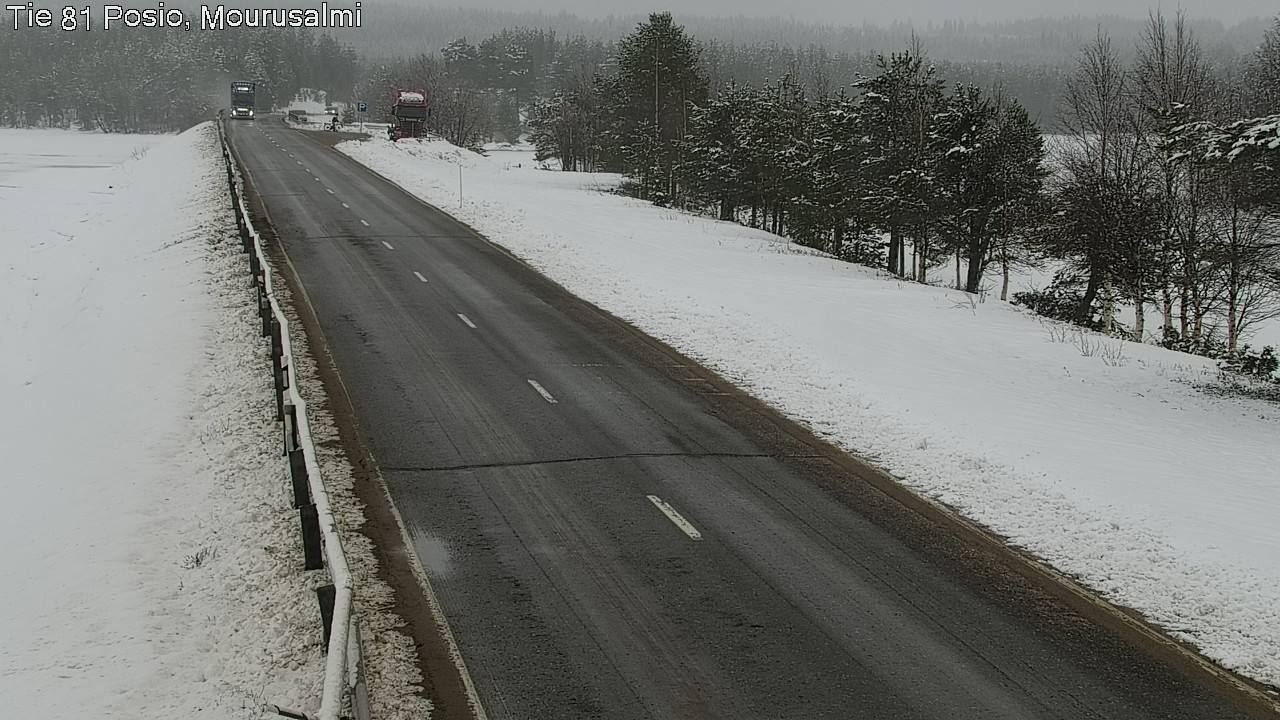 Kelikamerat Kuva Tie 81 Posio, Mourusalmi, Posio, Lappi