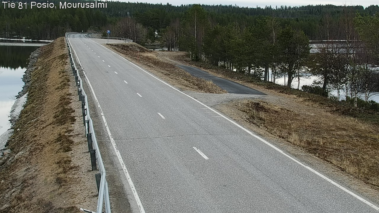 Kelikamerat Kuva Tie 81 Posio, Mourusalmi, Posio, Lappi