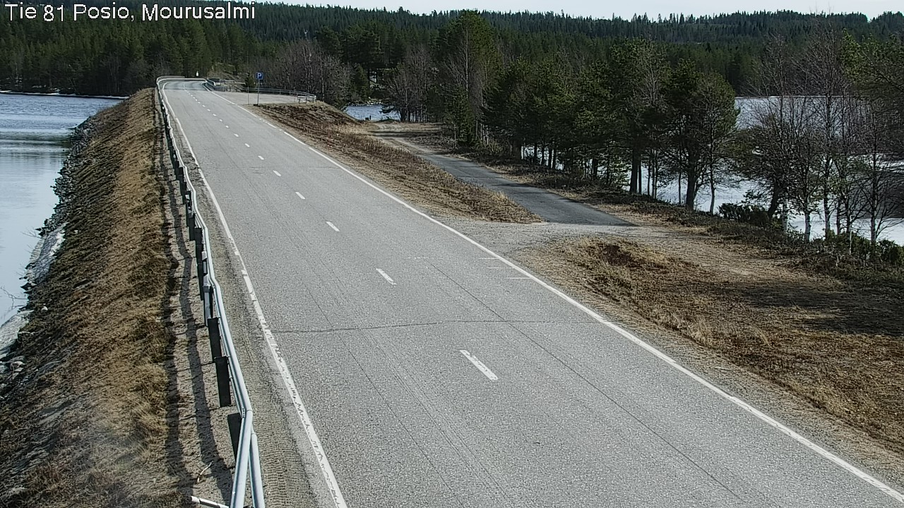 Kelikamerat Kuva Tie 81 Posio, Mourusalmi, Posio, Lappi