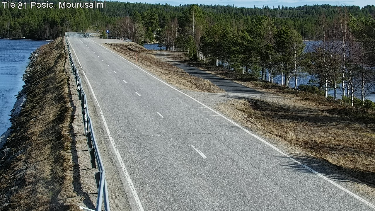 Kelikamerat Kuva Tie 81 Posio, Mourusalmi, Posio, Lappi