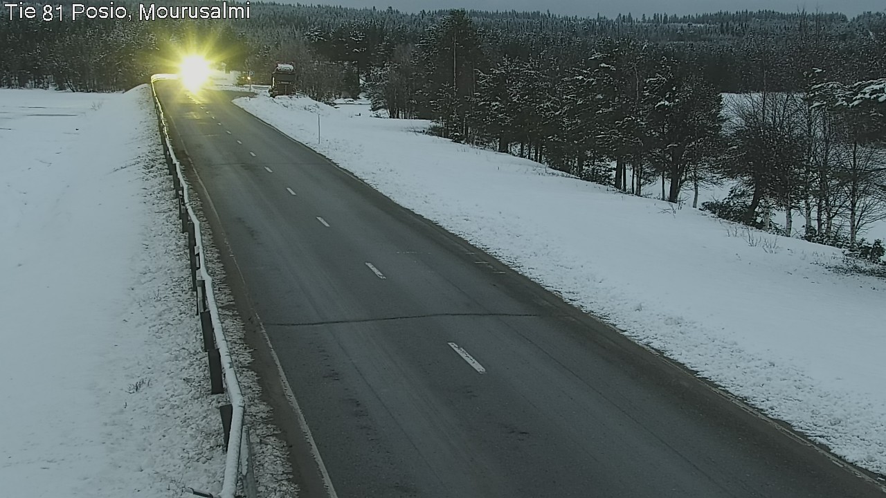 Kelikamerat Kuva Tie 81 Posio, Mourusalmi, Posio, Lappi