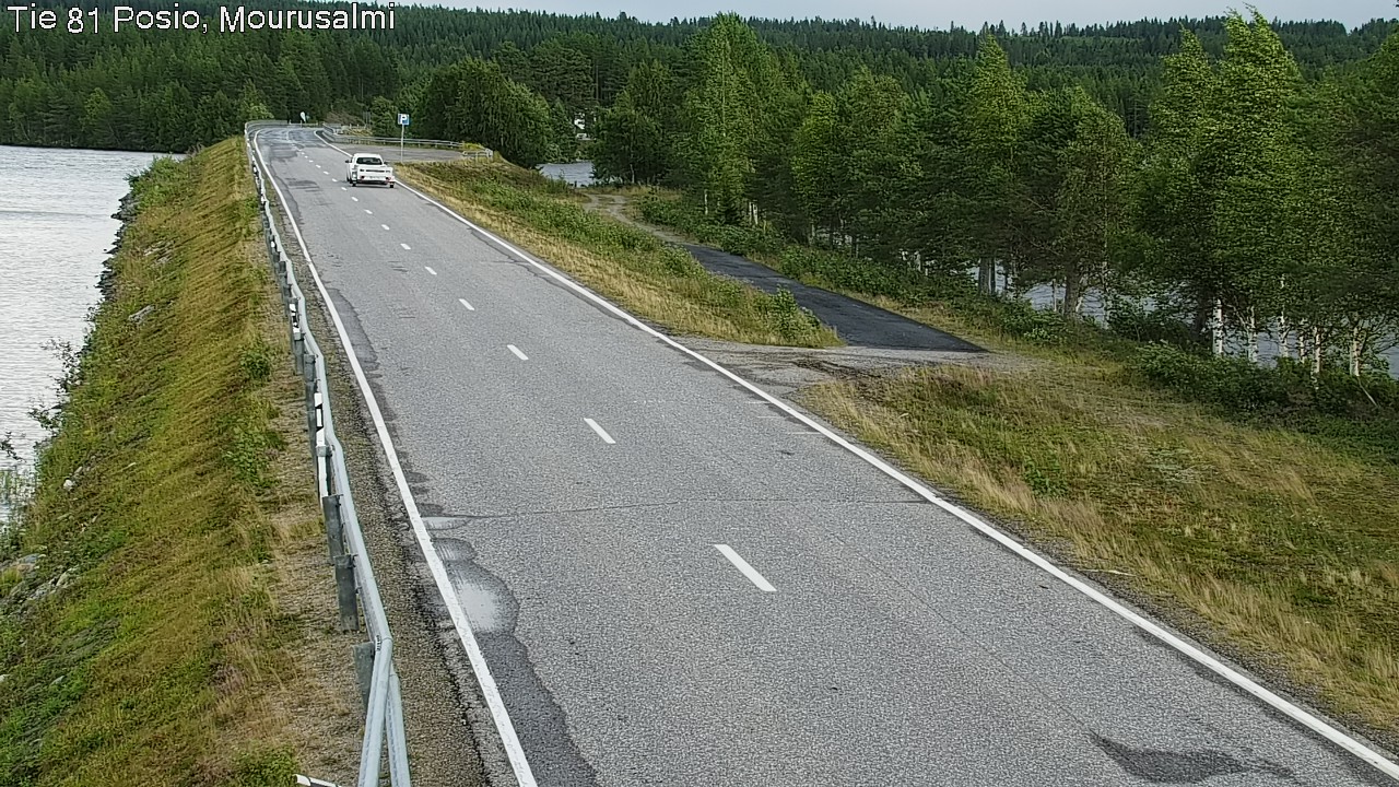 Kelikamerat Kuva Tie 81 Posio, Mourusalmi, Posio, Lappi