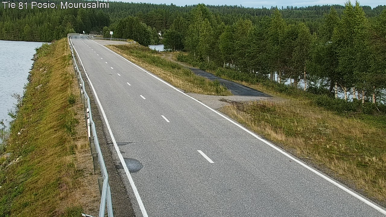 Kelikamerat Kuva Tie 81 Posio, Mourusalmi, Posio, Lappi