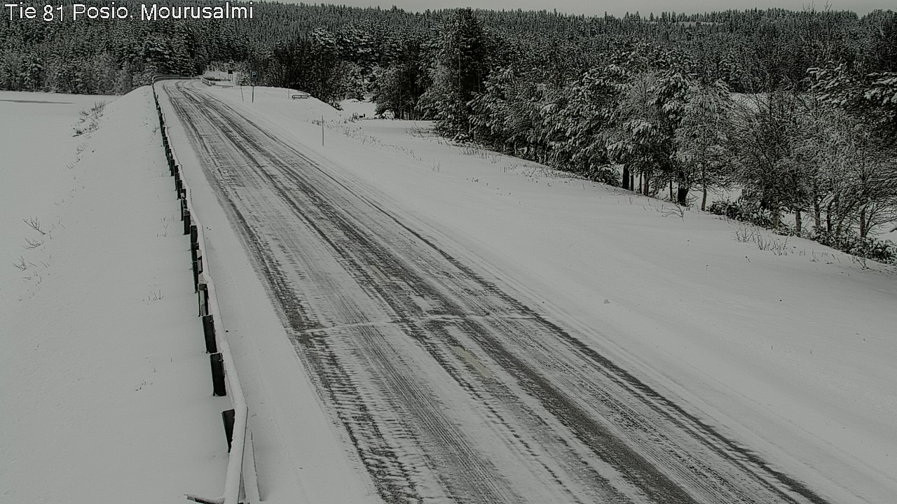 Kelikamerat Kuva Tie 81 Posio, Mourusalmi, Posio, Lappi