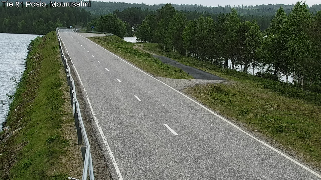 Kelikamerat Kuva Tie 81 Posio, Mourusalmi, Posio, Lappi