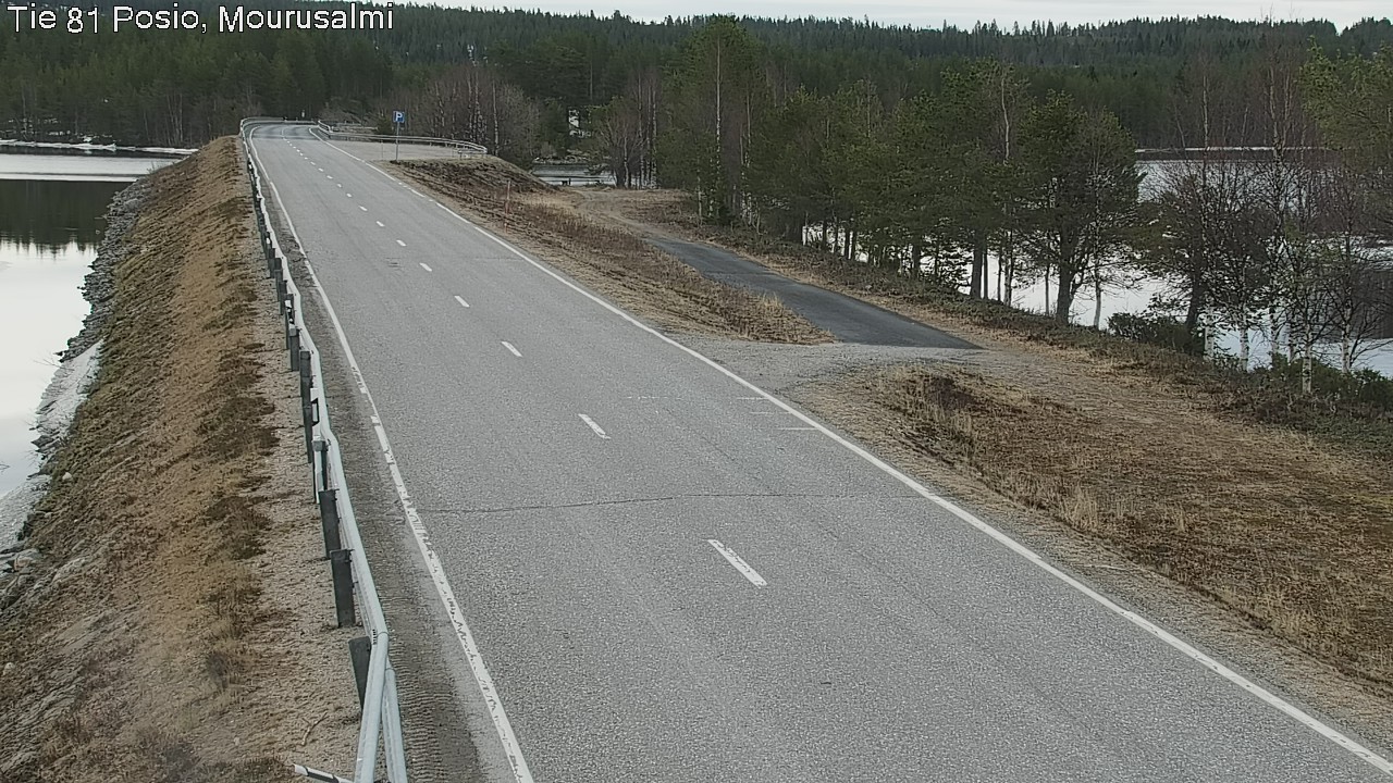 Kelikamerat Kuva Tie 81 Posio, Mourusalmi, Posio, Lappi