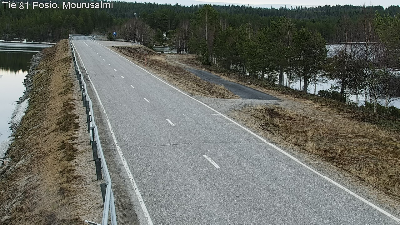 Kelikamerat Kuva Tie 81 Posio, Mourusalmi, Posio, Lappi