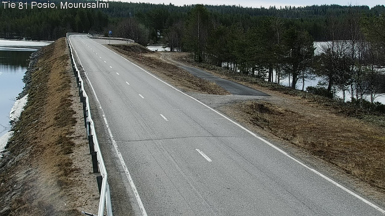 Kelikamerat Kuva Tie 81 Posio, Mourusalmi, Posio, Lappi