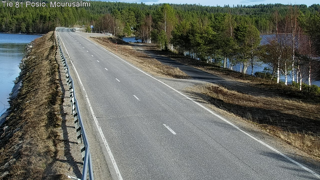 Kelikamerat Kuva Tie 81 Posio, Mourusalmi, Posio, Lappi