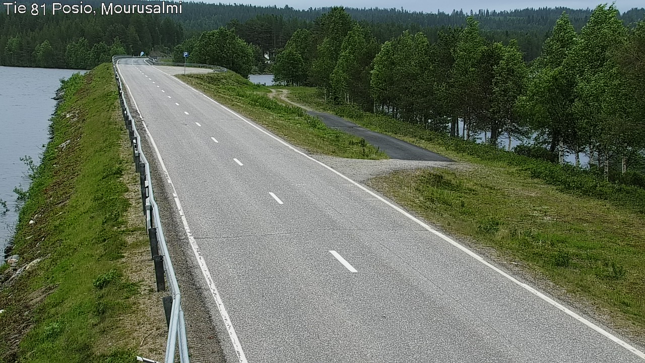 Weather Camera Image Road 81 Posio, Mourusalmi, Posio, Lappi