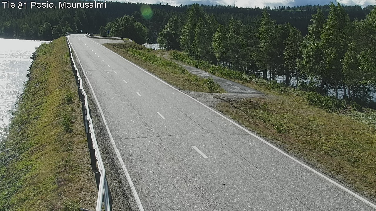 Kelikamerat Kuva Tie 81 Posio, Mourusalmi, Posio, Lappi