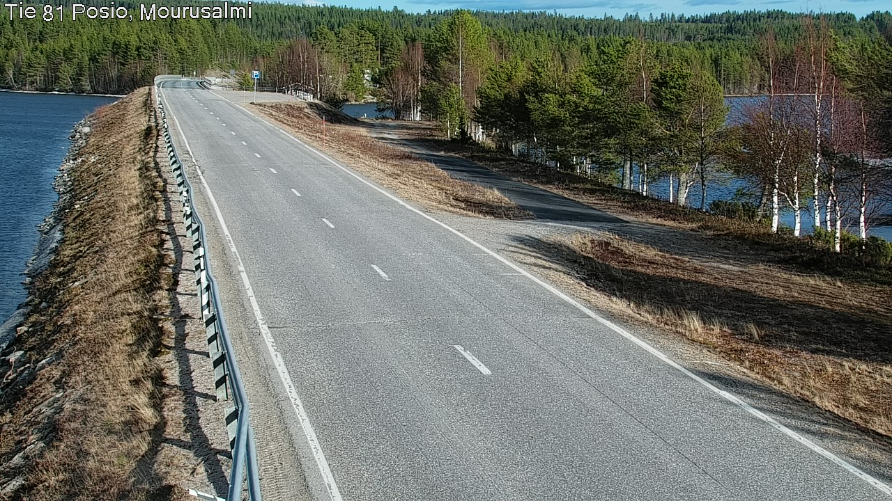 Kelikamerat Kuva Tie 81 Posio, Mourusalmi, Posio, Lappi