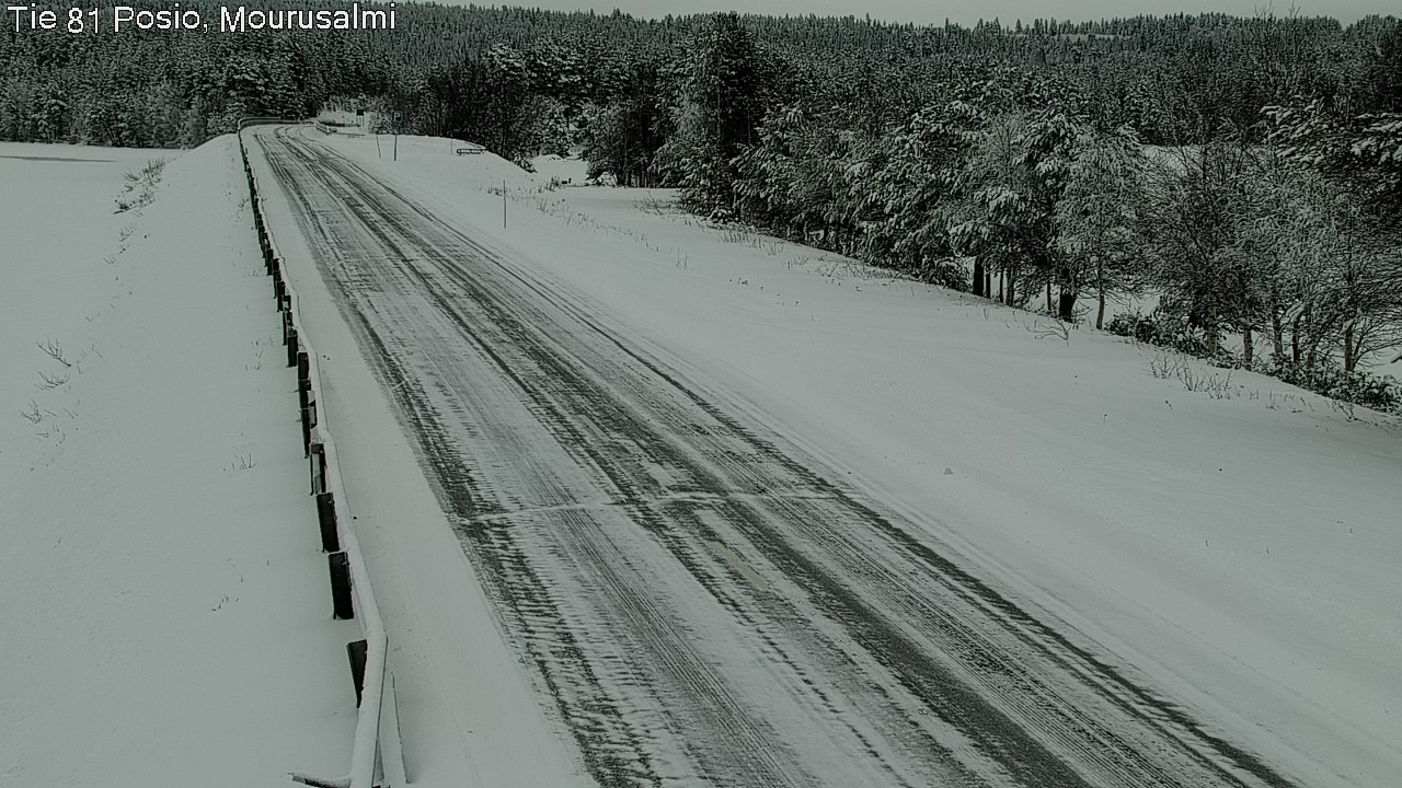 Kelikamerat Kuva Tie 81 Posio, Mourusalmi, Posio, Lappi