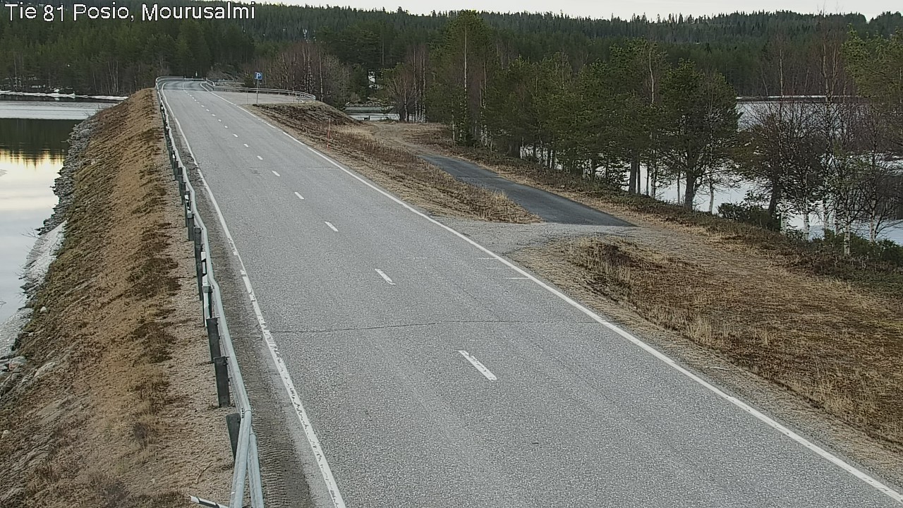 Kelikamerat Kuva Tie 81 Posio, Mourusalmi, Posio, Lappi