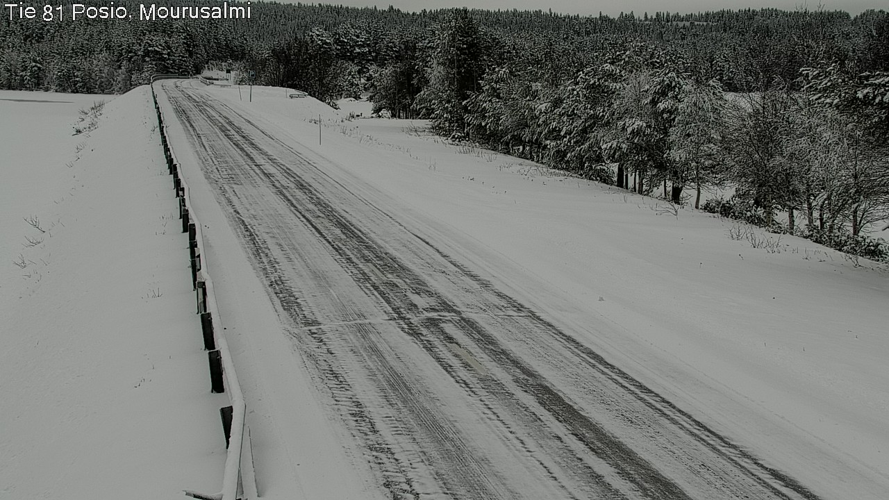 Kelikamerat Kuva Tie 81 Posio, Mourusalmi, Posio, Lappi