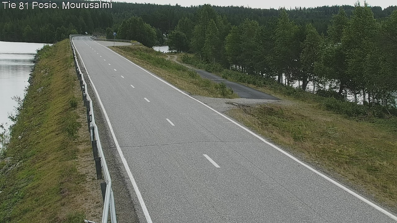 Weather Camera Image Väg 81 Posio, Mourusalmi, Posio, Lappi