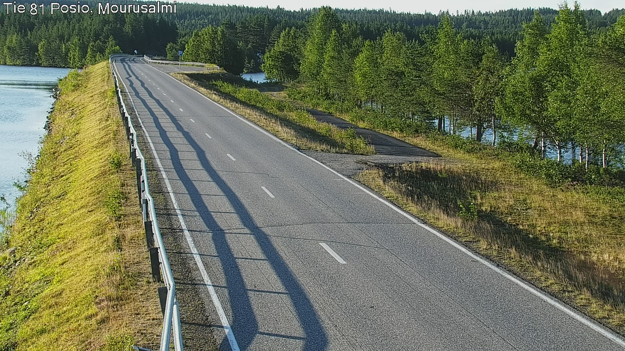 Weather Camera Image Väg 81 Posio, Mourusalmi, Posio, Lappi