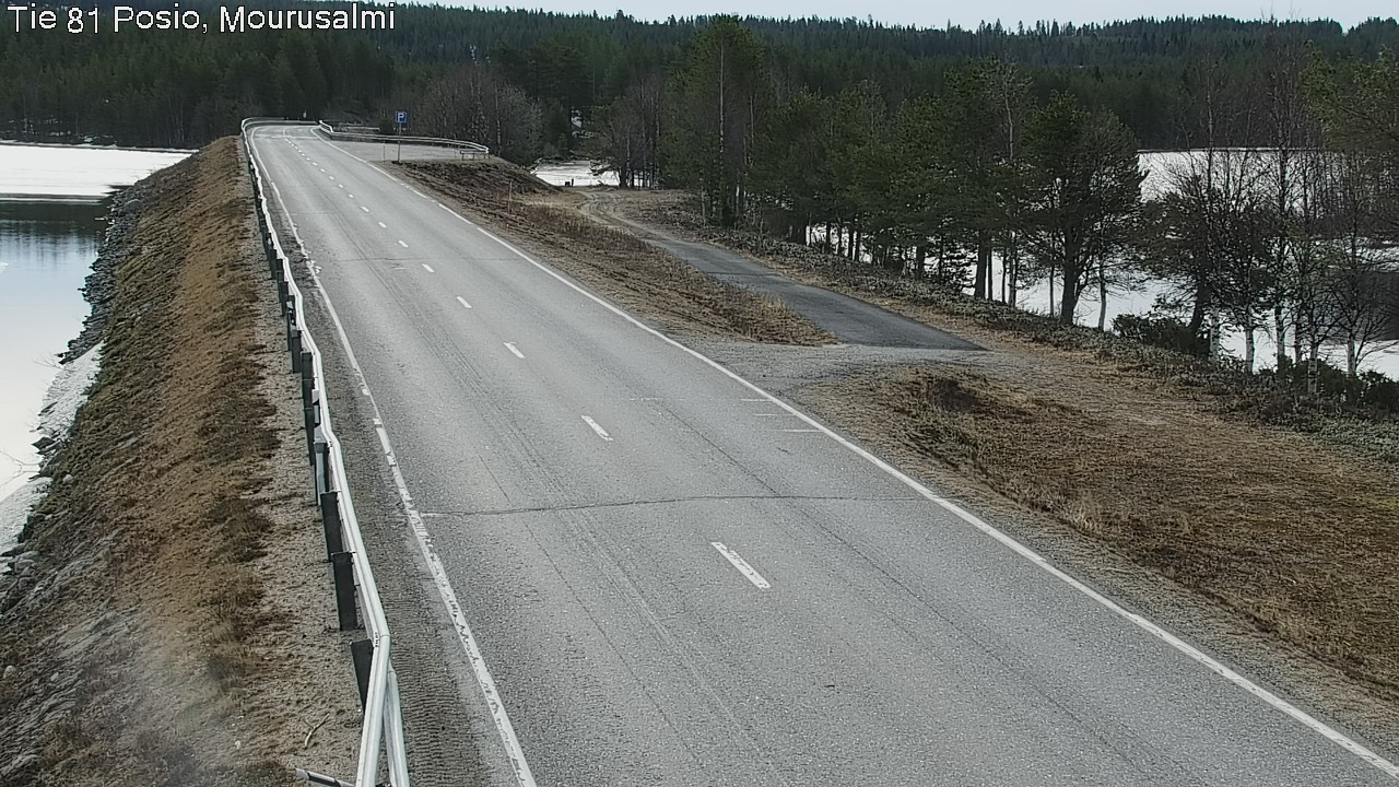 Kelikamerat Kuva Tie 81 Posio, Mourusalmi, Posio, Lappi