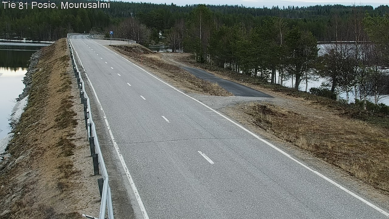 Kelikamerat Kuva Tie 81 Posio, Mourusalmi, Posio, Lappi