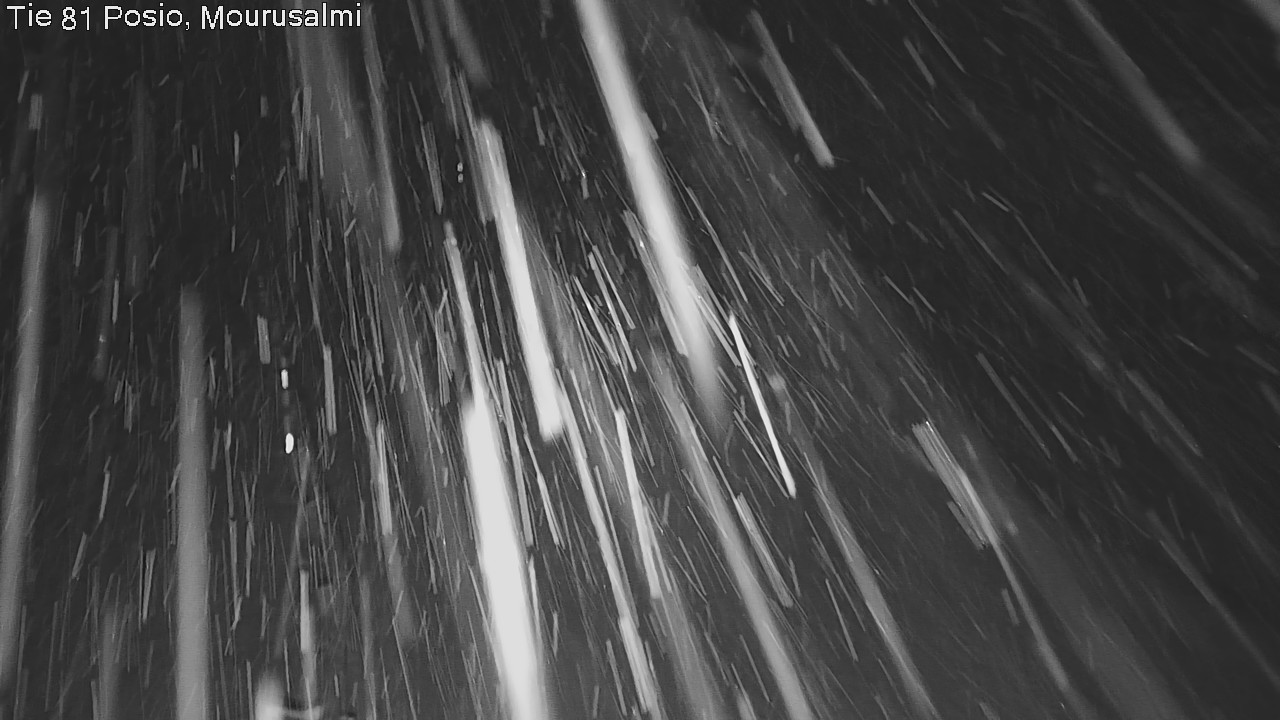 Weather Camera Image Väg 81 Posio, Mourusalmi, Posio, Lappi