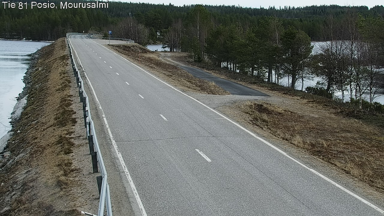 Kelikamerat Kuva Tie 81 Posio, Mourusalmi, Posio, Lappi