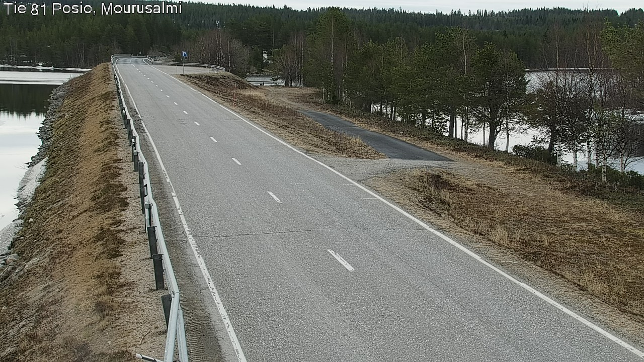 Kelikamerat Kuva Tie 81 Posio, Mourusalmi, Posio, Lappi