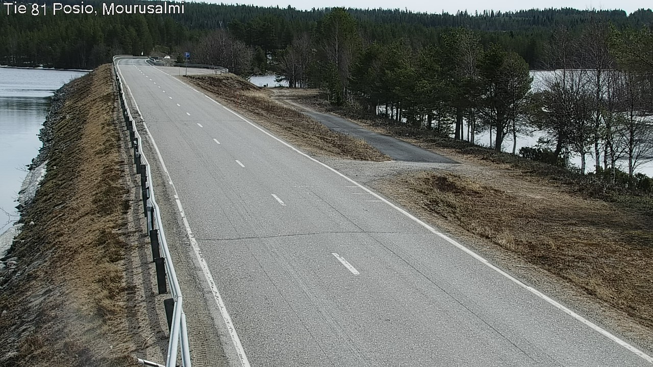 Kelikamerat Kuva Tie 81 Posio, Mourusalmi, Posio, Lappi