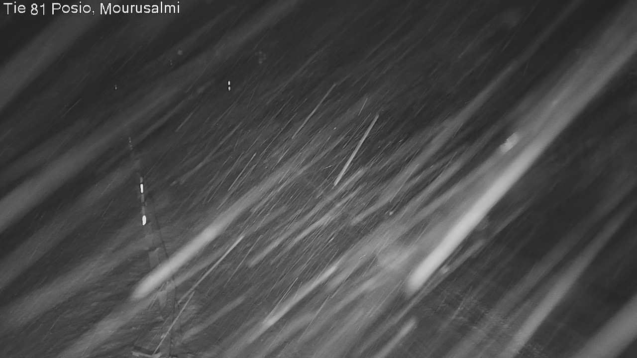 Weather Camera Image Väg 81 Posio, Mourusalmi, Posio, Lappi