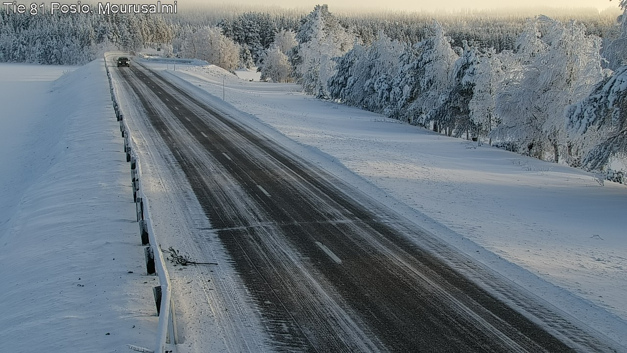 Weather Camera Image Road 81 Posio, Mourusalmi, Posio, Lappi