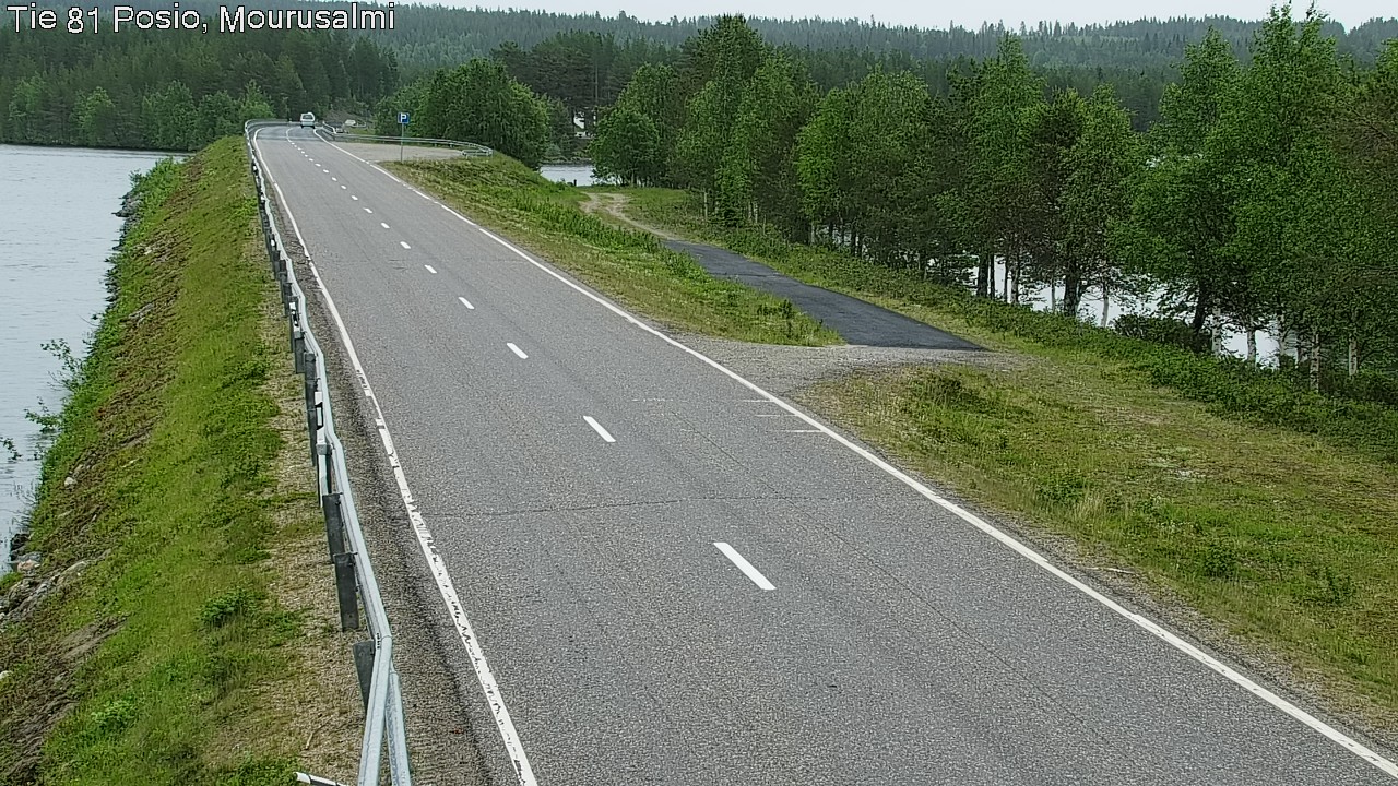 Kelikamerat Kuva Tie 81 Posio, Mourusalmi, Posio, Lappi