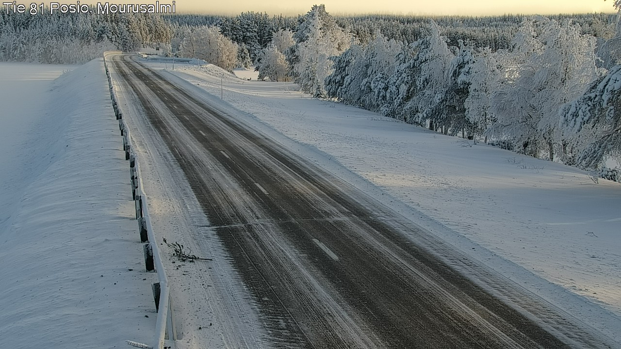Weather Camera Image Road 81 Posio, Mourusalmi, Posio, Lappi