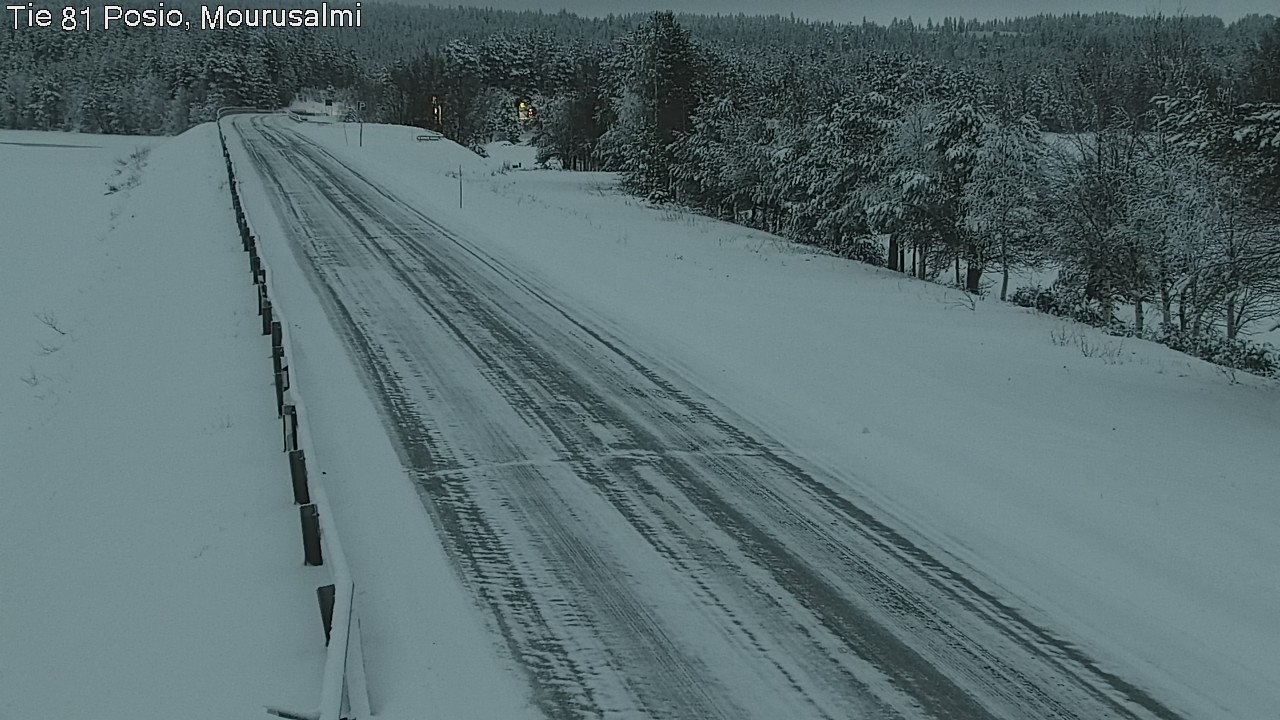 Kelikamerat Kuva Tie 81 Posio, Mourusalmi, Posio, Lappi