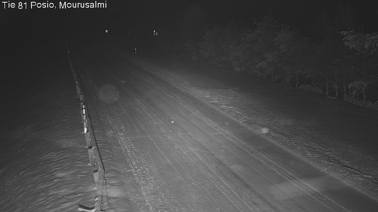 Weather Camera Image Väg 81 Posio, Mourusalmi, Posio, Lappi