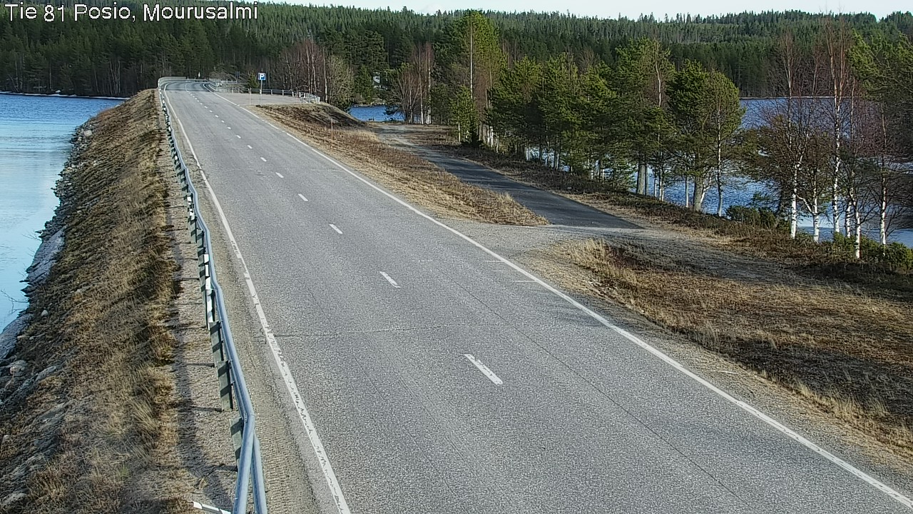 Kelikamerat Kuva Tie 81 Posio, Mourusalmi, Posio, Lappi