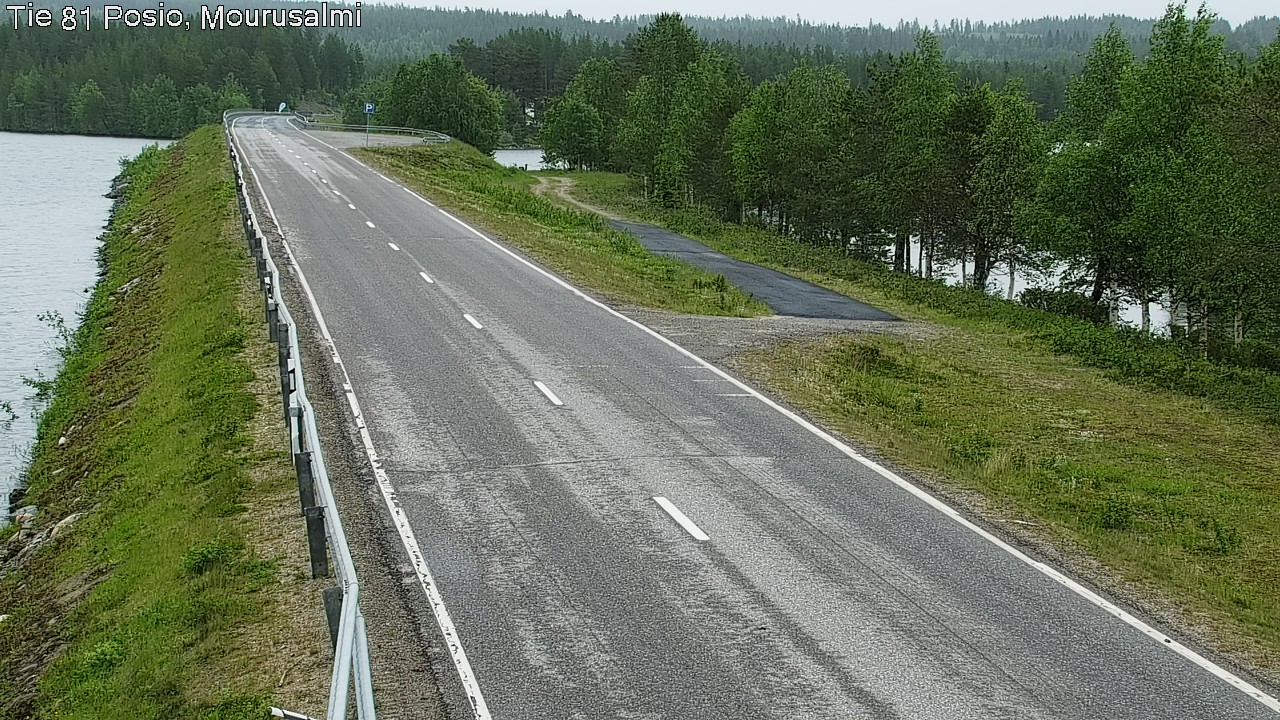 Kelikamerat Kuva Tie 81 Posio, Mourusalmi, Posio, Lappi