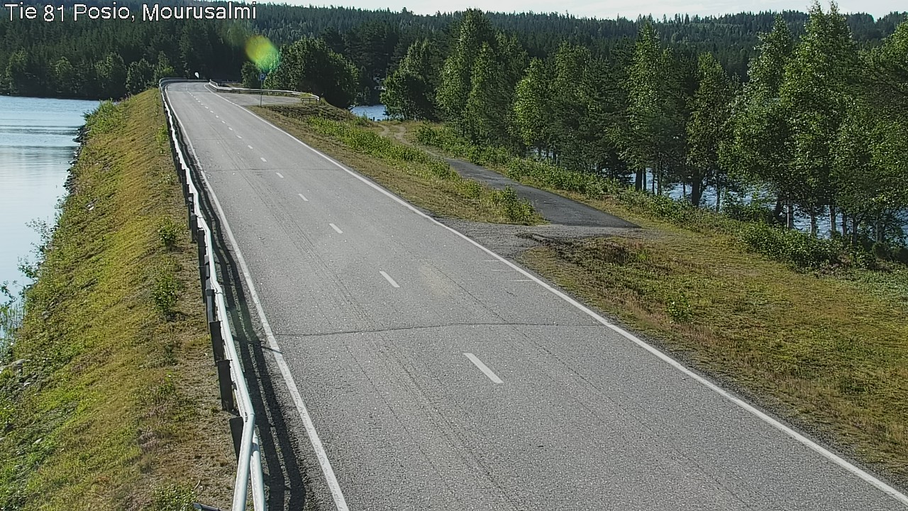 Weather Camera Image Road 81 Posio, Mourusalmi, Posio, Lappi