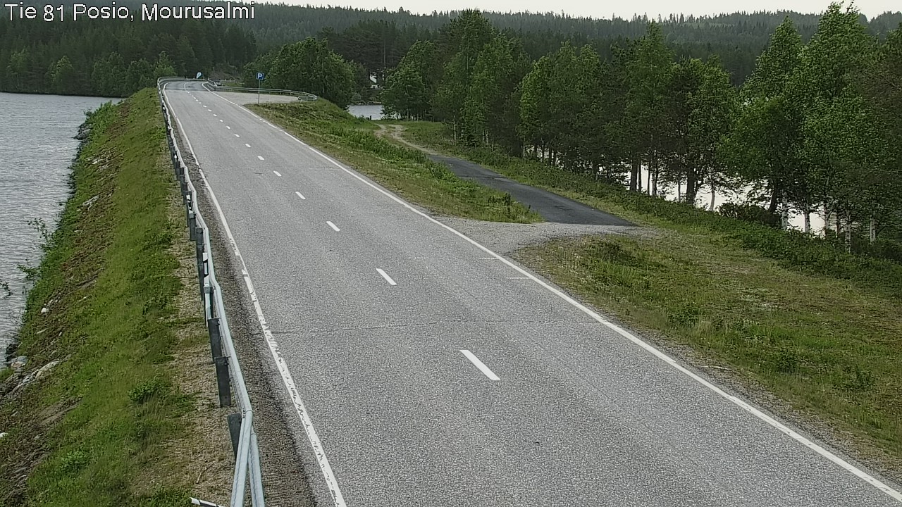Kelikamerat Kuva Tie 81 Posio, Mourusalmi, Posio, Lappi