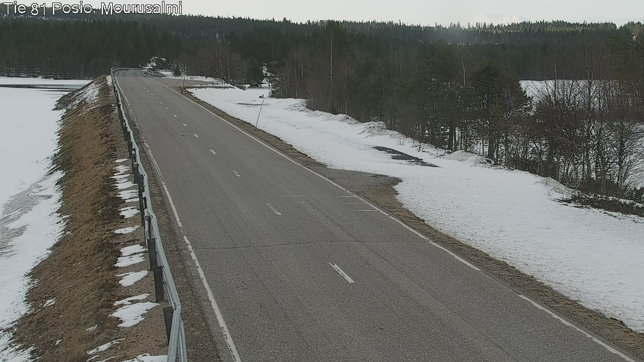 Weather Camera Image Väg 81 Posio, Mourusalmi, Posio, Lappi