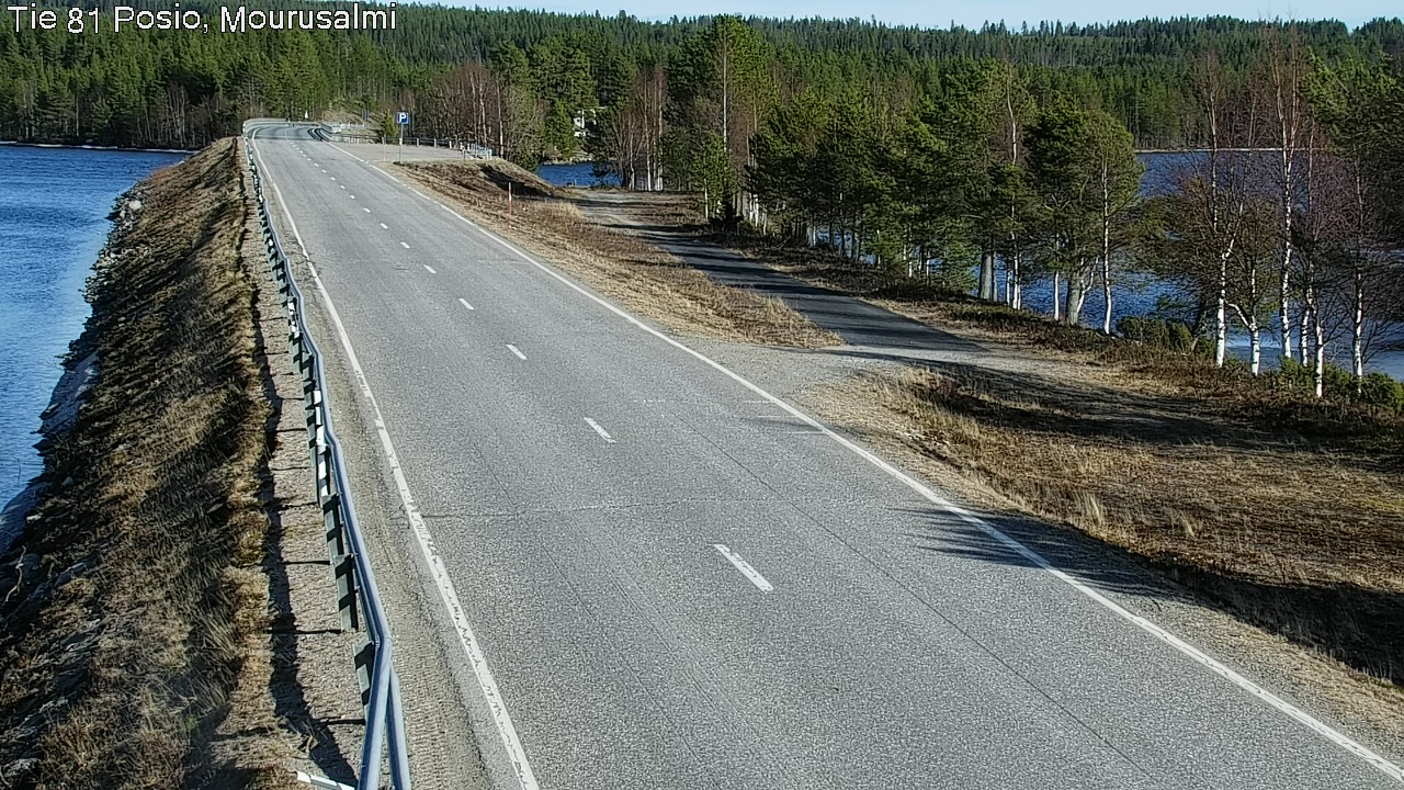 Kelikamerat Kuva Tie 81 Posio, Mourusalmi, Posio, Lappi