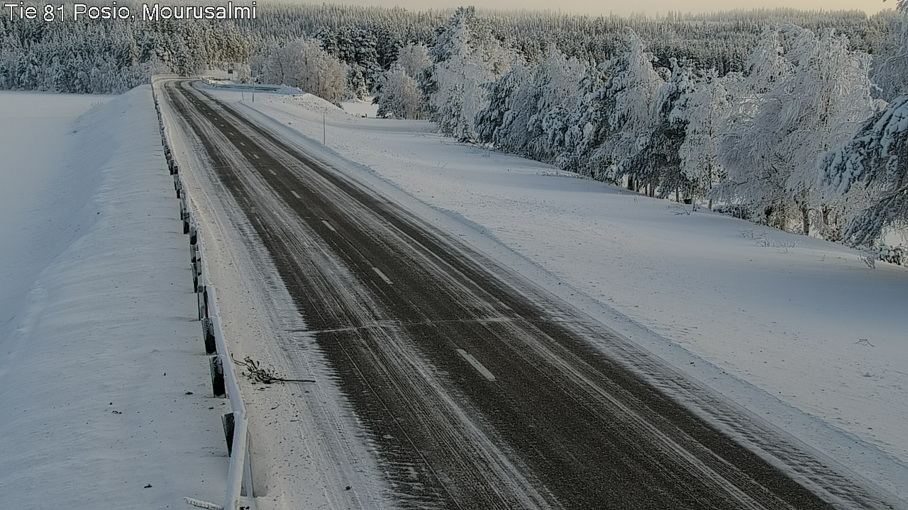 Weather Camera Image Road 81 Posio, Mourusalmi, Posio, Lappi